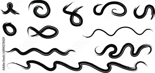 vector illustration of a zodiac sign stroke illustration design