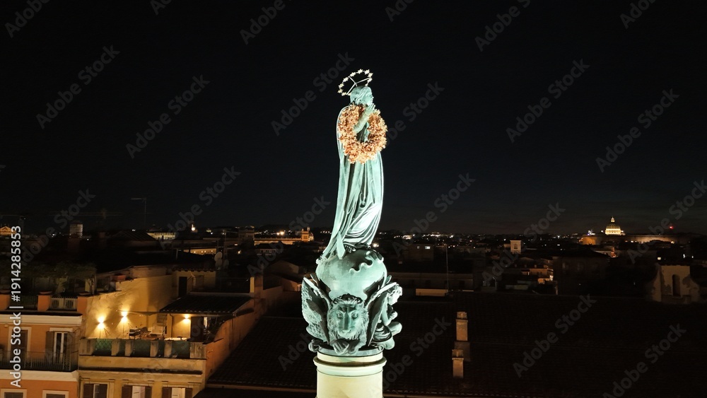 Fototapeta premium Spanish Steps, Rome, Italy, September 21, 2025