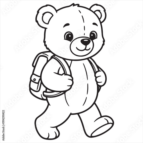 Black and White Line Drawing