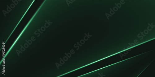 Green-black abstract polygon elegant background vector, technology banner,modern background illustration EPS 10