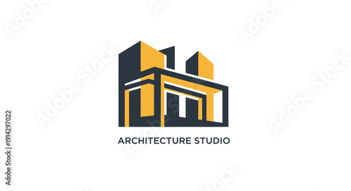 Modern Architecture Studio Logo Design Concept.