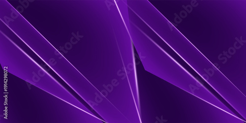 Modern abstract background, Polygon elegant purple background vector for presentation business banner or web background EPS 10
