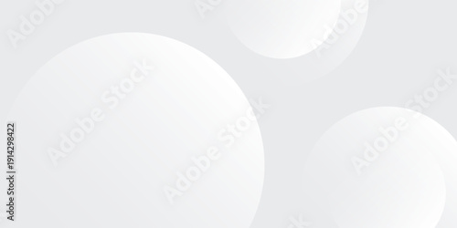 white background with abstract curve shape and swirl line decoration