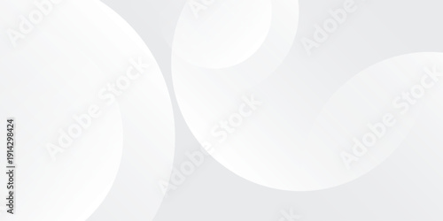 white background with abstract curve shape and swirl line decoration