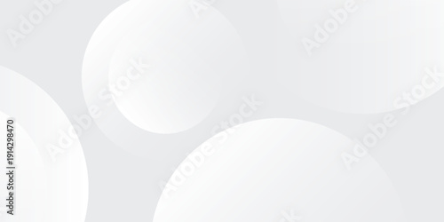 white background with abstract curve shape and swirl line decoration