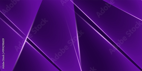 Modern abstract background, Polygon elegant purple background vector for presentation business banner or web background EPS 10