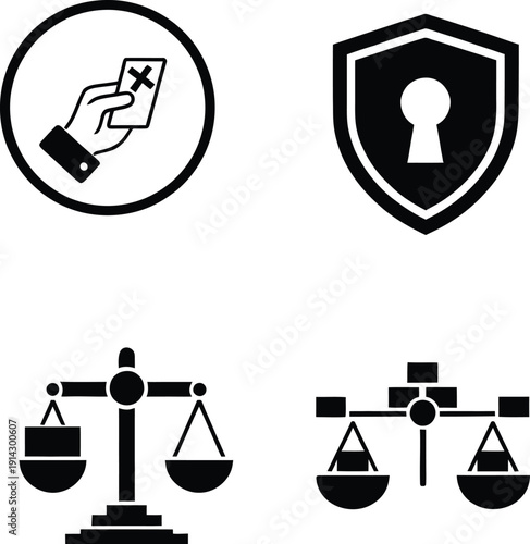 Digital illustration of decentralized autonomous organization (DAO) governance structure.