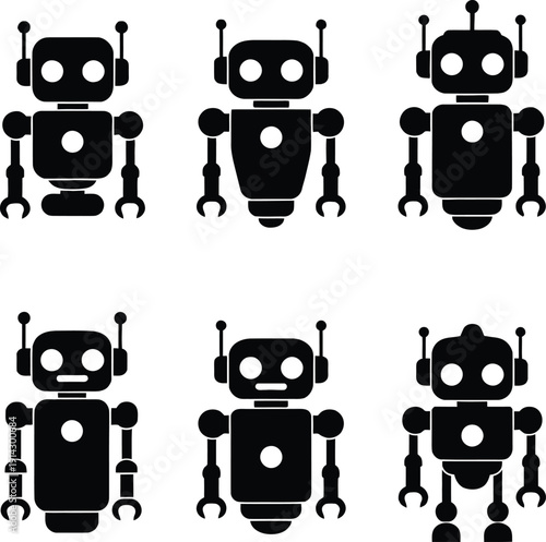 Dynamic view of robotic arms in operation on a complex automated factory floor.