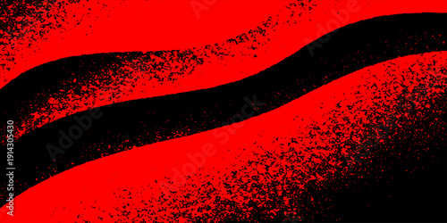 An abstract dark grunge texture with red paint splashes and liquid blood patterns creating a dirty fire design for a Valentine art wallpaper