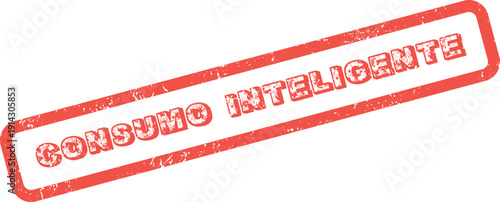 Intelligent Consumption Red Stamp Encouraging Smart And Thoughtful Purchasing Decisions