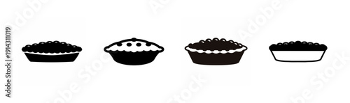 Four bowls showing different stages of preparing a mixed ingredient dish Vector, illustration
