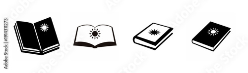 Different types of computer hard drives and storage devices Vector, illustration