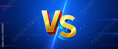 Dynamic VS Versus Screen Background