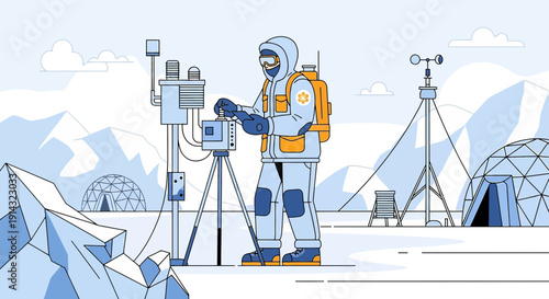 Arctic Researcher, Climate Science, Weather Station, Antarctica Expedition