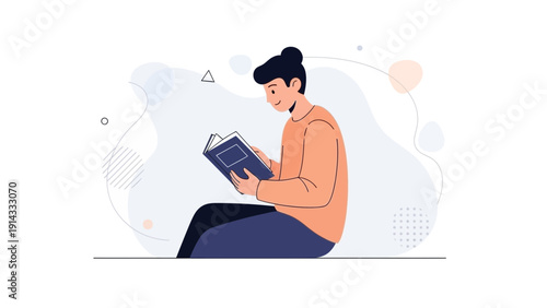 Young Person Reading Book, Knowledge, Education, Learning, Hobby, Relaxing, Study