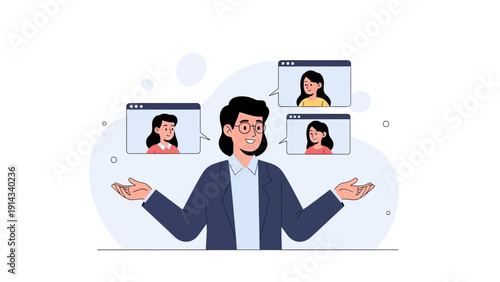 Online Meeting Management: Diverse Team Communication and Collaboration