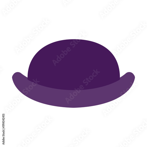 Happy Carnival banner. Costume hat. Holiday celebration. Vector illustration, flat design