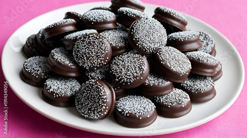 Sweet Homemade Dark Chocolate Nonpareils