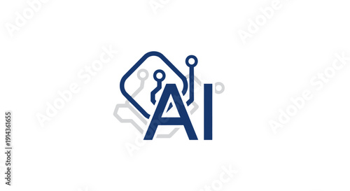 Modern abstract black logo design element on white background.