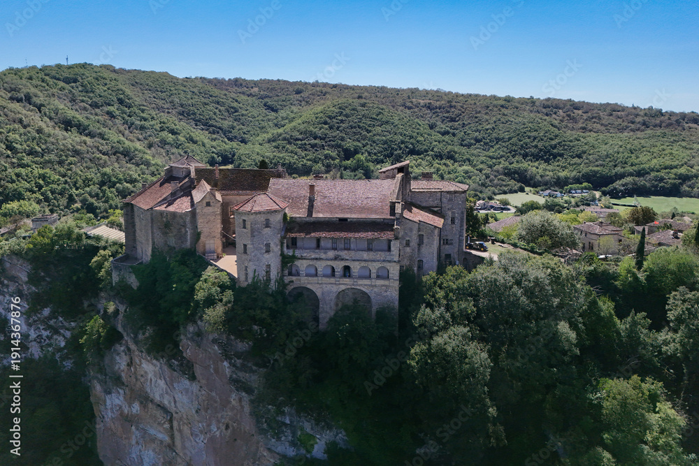 custom made wallpaper toronto digitalHistoric and medieval village of Bruniquel in the South of France