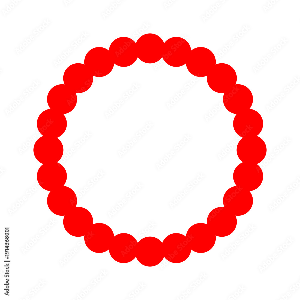 Obraz premium Red necklace