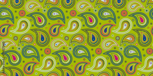 Awesome motif and simplicity poster. Herbal luxury a elegant traditional. Curled paisley curl retro style.