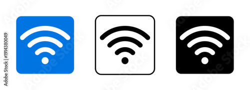 Wifi zone signal with free password vector for cool icon logo. Sticker sign symbol with router wave wlan for fi set round. Signage spot wifi with area free public for password poster wi-fi