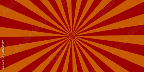 Background with retro rays. Vintage backdrop, boom, comic, circus pattern. Cartoon pop art template. Vector illustration