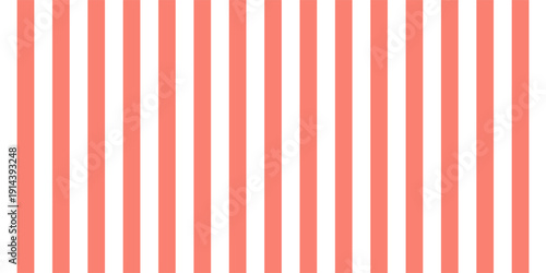 Salmon  color and white color background with lines. traditional vertical striped background texture.