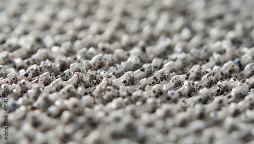 Close View of Small White Particles Arranged on a Flat Surface During Daytime