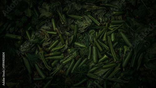 Vegetables Scattered on the Ground in a Field With Leaves During Daylight Hours