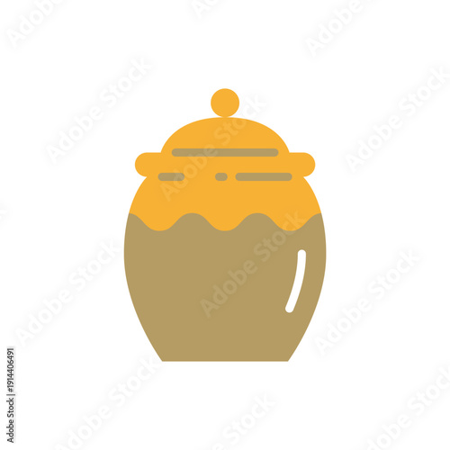 ハチミツの入った壺のアイコン