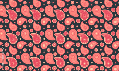 Template orient to repeat traditional. Heritage simplicity to boho romance. Trend drawing buta paint.