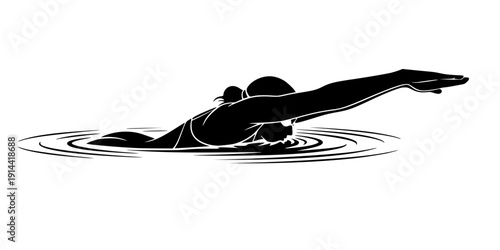 Swimming silhouettes, Swimmer silhouette, Woman swimming silhouette, Swimmer svg, Backstroke swimmer silhouette, Swimming svg, Swimming goggles silhouette, Swimmer icon bundle