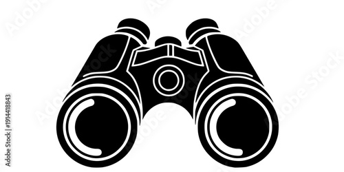 vector binocular icon vector illustration
