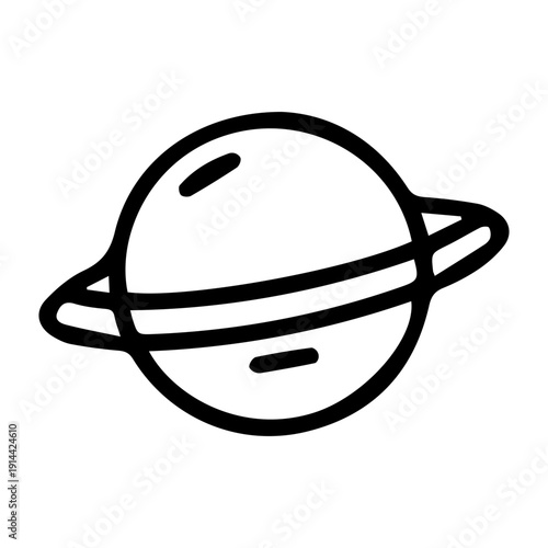 Celestial Ring Planet Icon