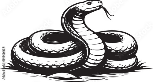 Arctic hare Snow hare tundra grass sitting upright attentive wildlife icon for label and branding