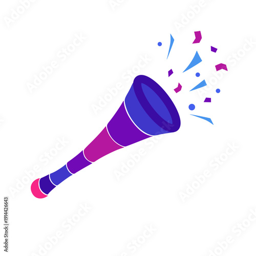 Colorful party horn vuvuzela bugle