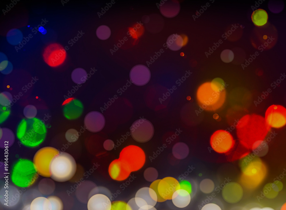 Fototapeta premium Bokeh background perfect for Holidays, Event, Festive and various design project works