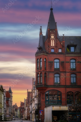 Wallpaper Mural Photos from the center of Lüneburg, a small town in northern Germany. Torontodigital.ca