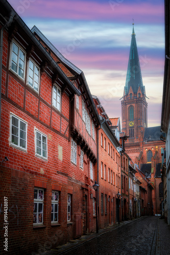 Wallpaper Mural Photos from the center of Lüneburg, a small town in northern Germany. Torontodigital.ca