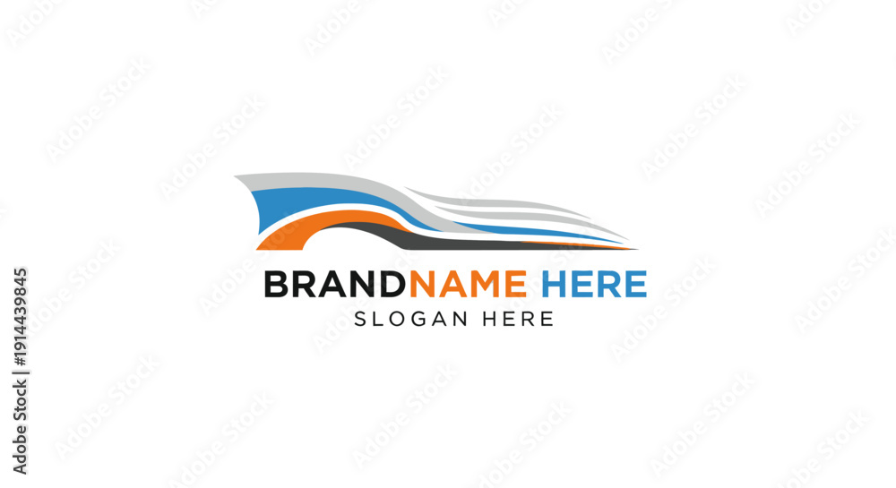 Obraz premium Modern Logo Template with Placeholder Text.