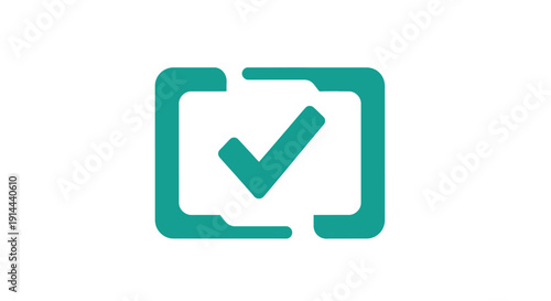 Green Checkmark Icon Design Element.