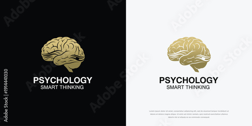 Golden Brain Psychology Logo for Smart Thinking Mental Health and Cognitive Science.