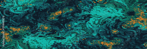 Alcohol ink. This style incorporates marble swirls or agate ripples. Abstract paintings can be used as trendy backgrounds for wallpapers, posters, cards, invitations, and websites.