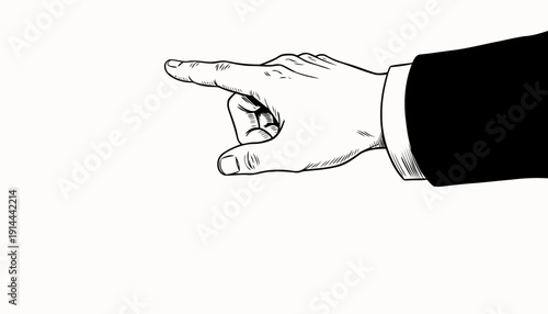Hand holding a star illustration on white background.