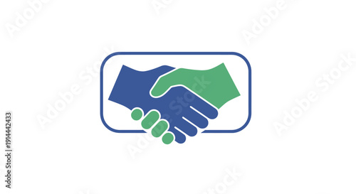 Handshake Icon Symbolizing Partnership Agreement.