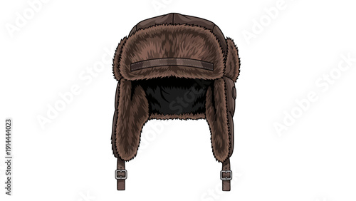 Brown Leather Motorcycle Helmet.