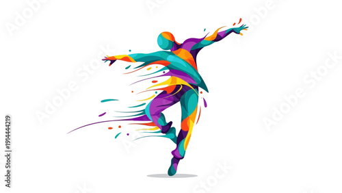 Dancer in Motion Capture.