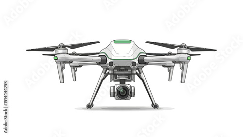 Drone with Camera Attached.